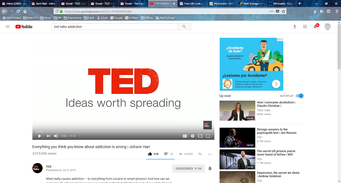 TED : Ideas Worth Spreading : To Therpist Steven Graves SbCounty.gov